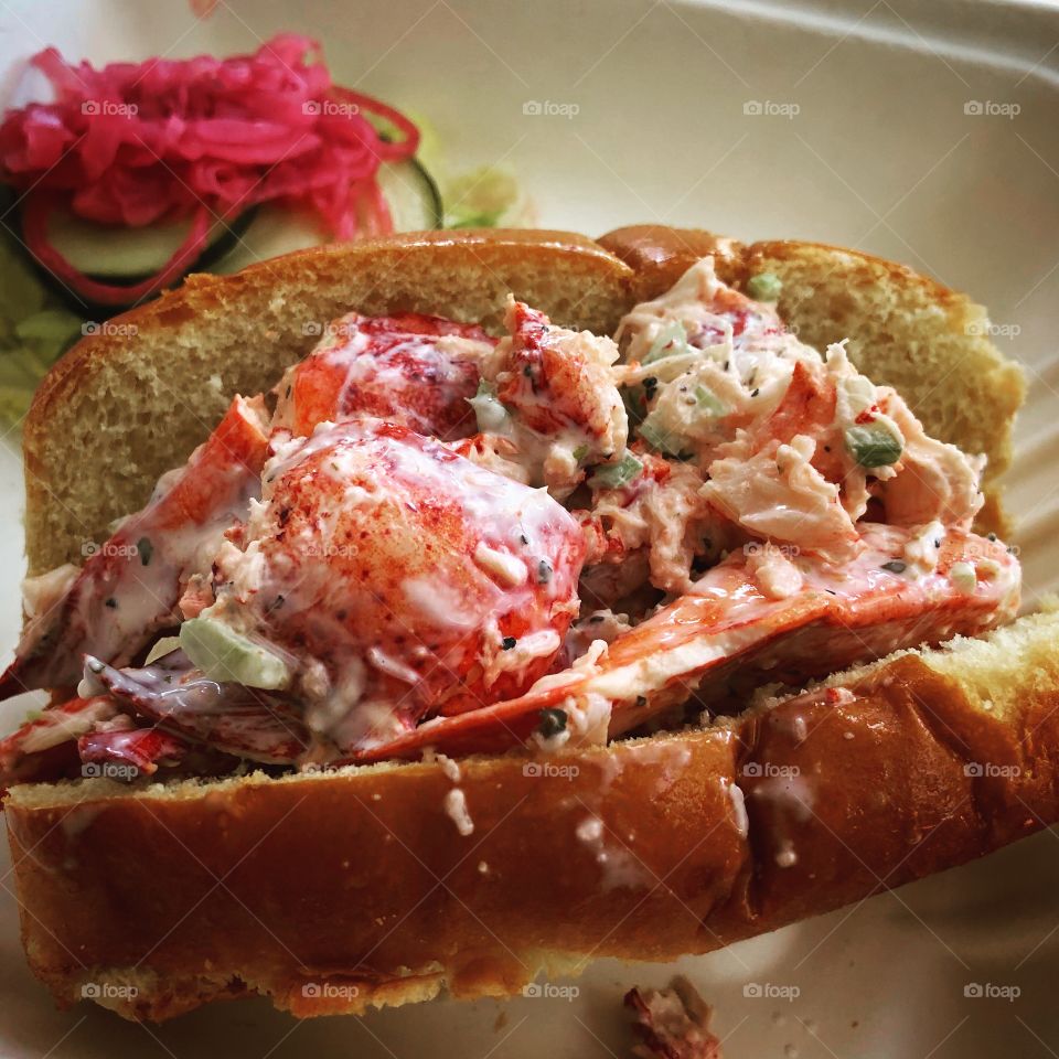 Lobster Roll, Plum Island Kitchen