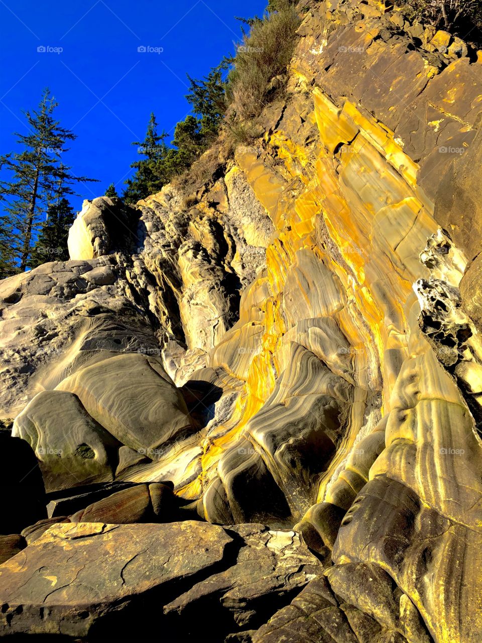 Sandstone cliffs 