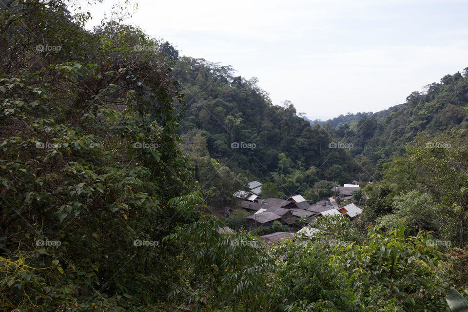 Village in the mountain