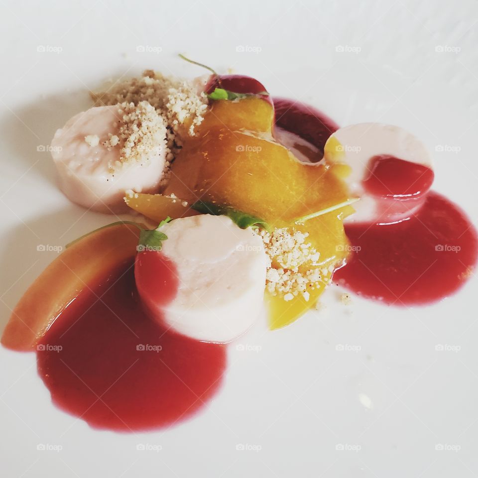 great dessert so yummy mixed fruits