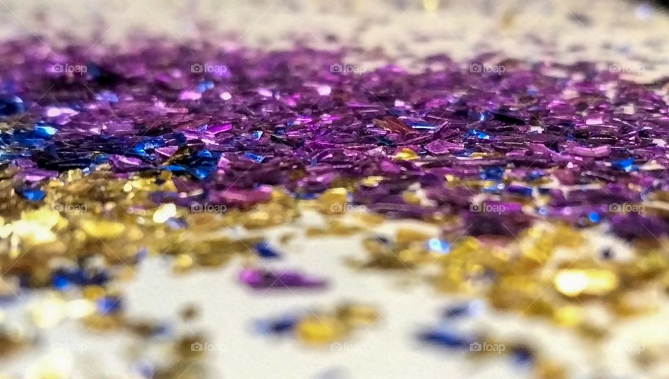 Glitter textured colour