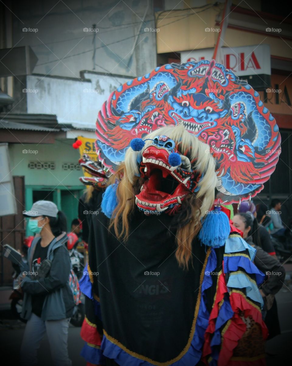 Barongan , Traditional Art From East Java Indonesian