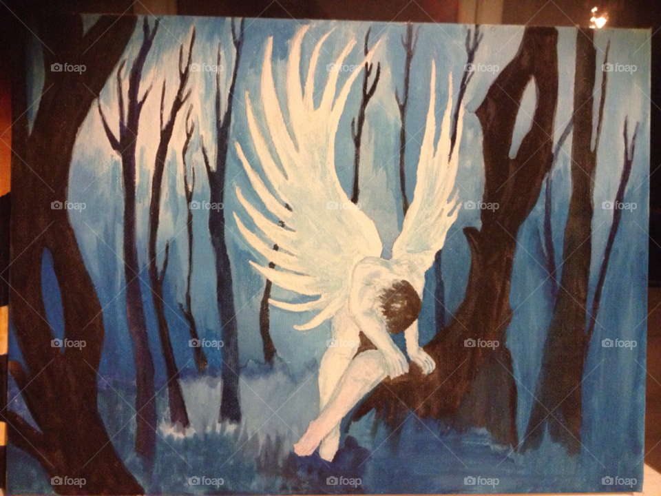 forest angel wings by pigletpiglet90210