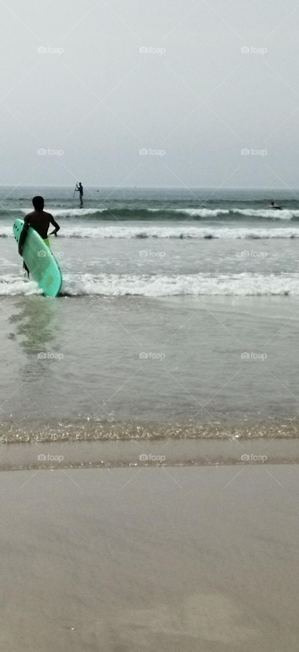 surfing at essaouira city in Morocco