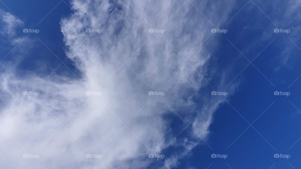 beautiful cloud, it looks like a silk cloak covering the sky