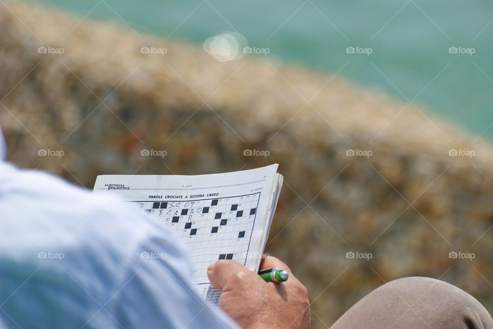 Relaxing time with crosswords