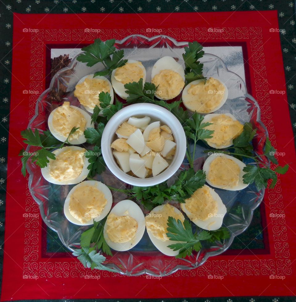 deviled eggs. a true southern tradition 