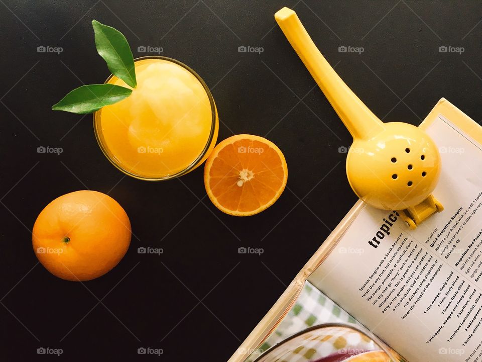 Orange smoothie 