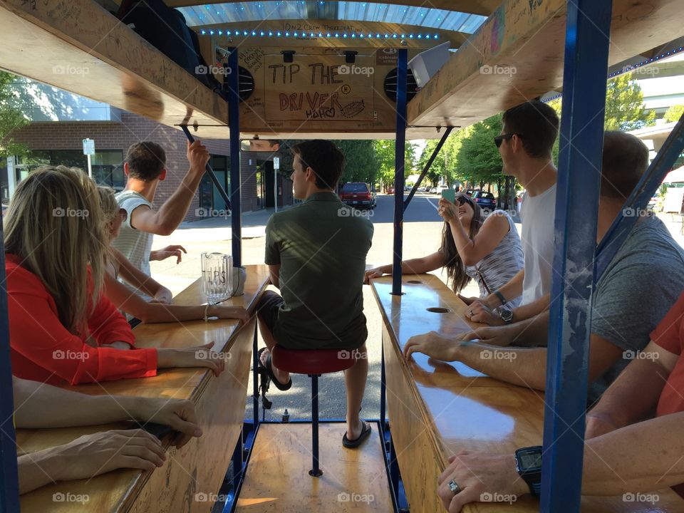 Brewcycle in Portland