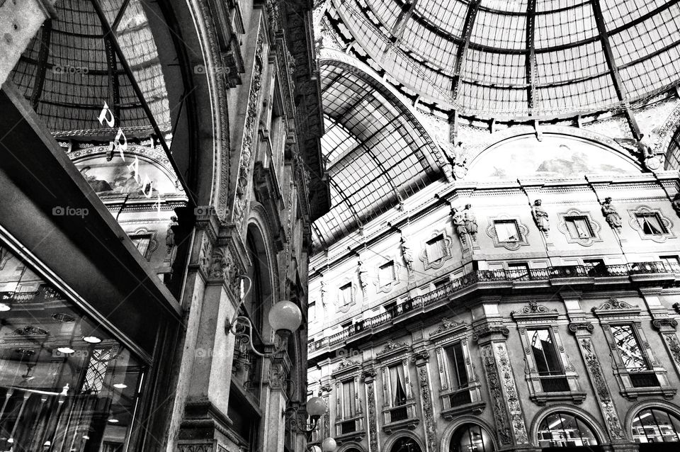 Architecture. Galleria Vittorio Emanuele II