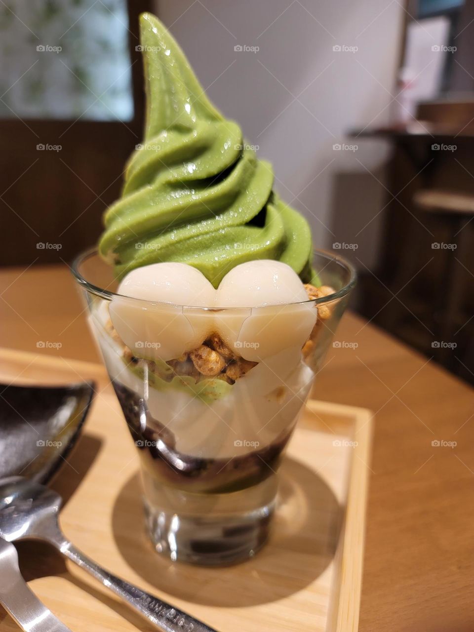 matcha sundae