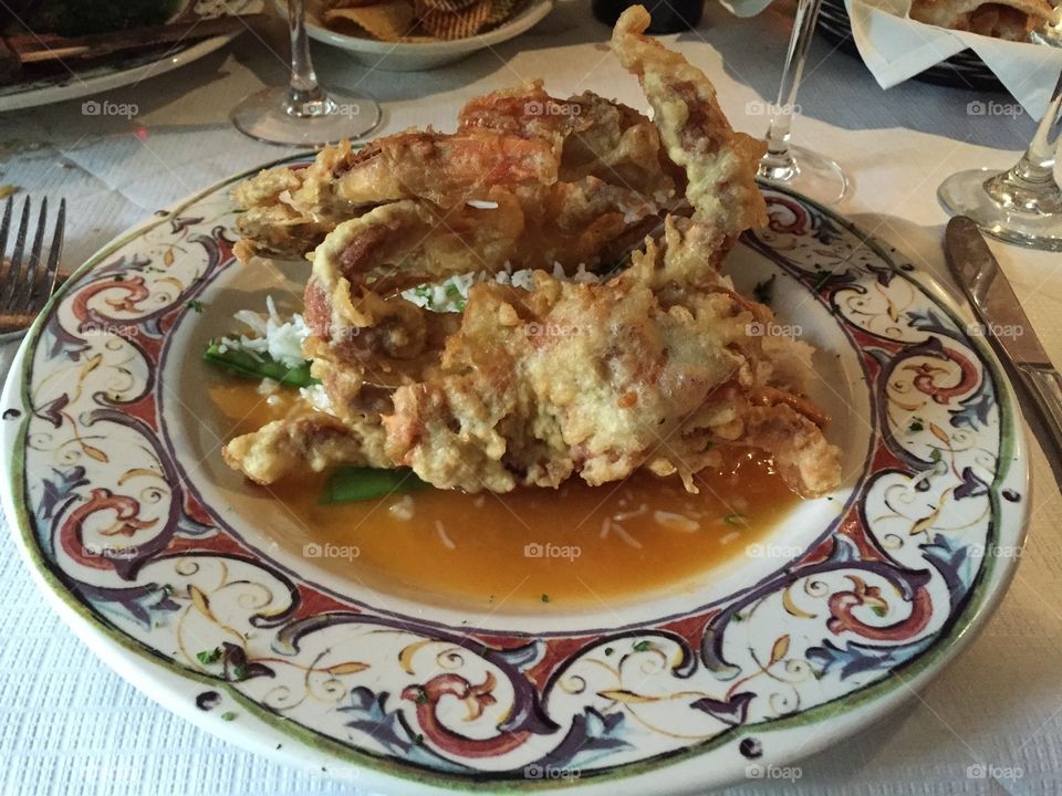 Soft shelled crab