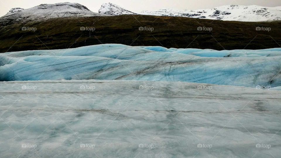 Blue glacier