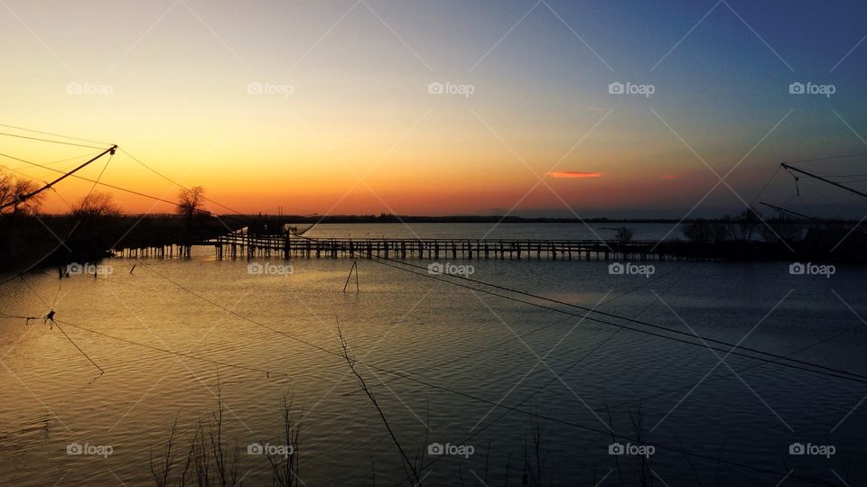 Sunset from the bridge