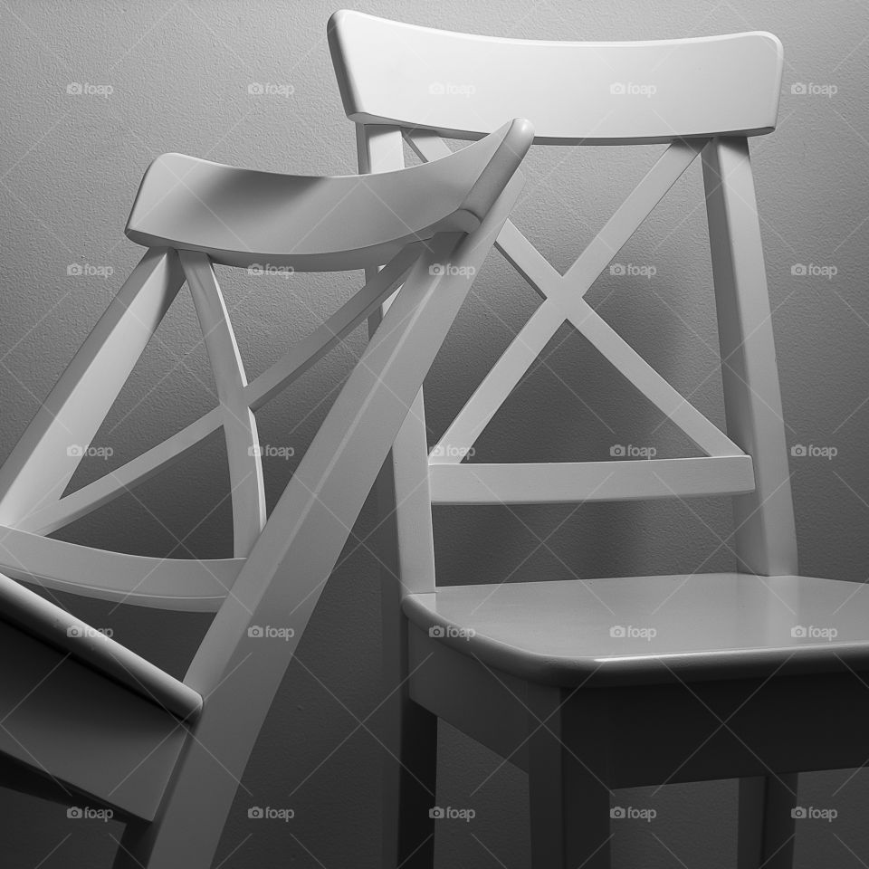 Lean. Two chairs