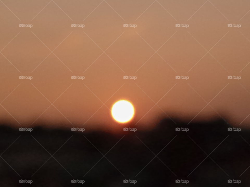 Sunset view from my terrace