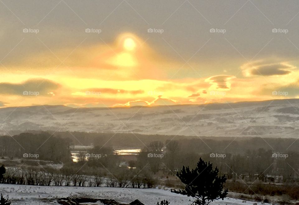 This morning, right as the snow started to fall. 
Every snowflake is a kiss from heaven 💛