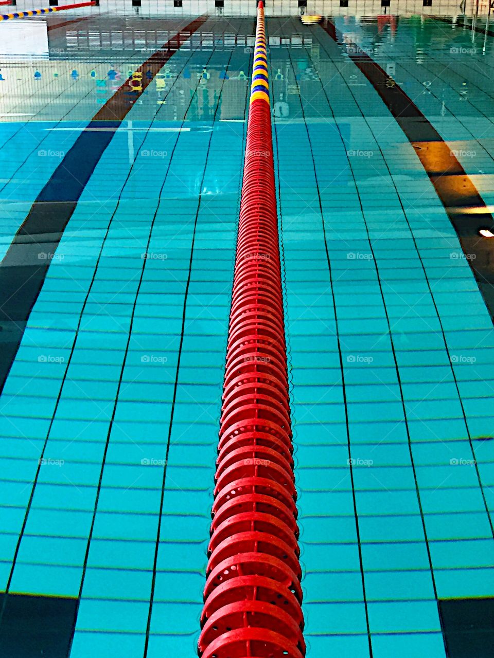 Red line in the water!