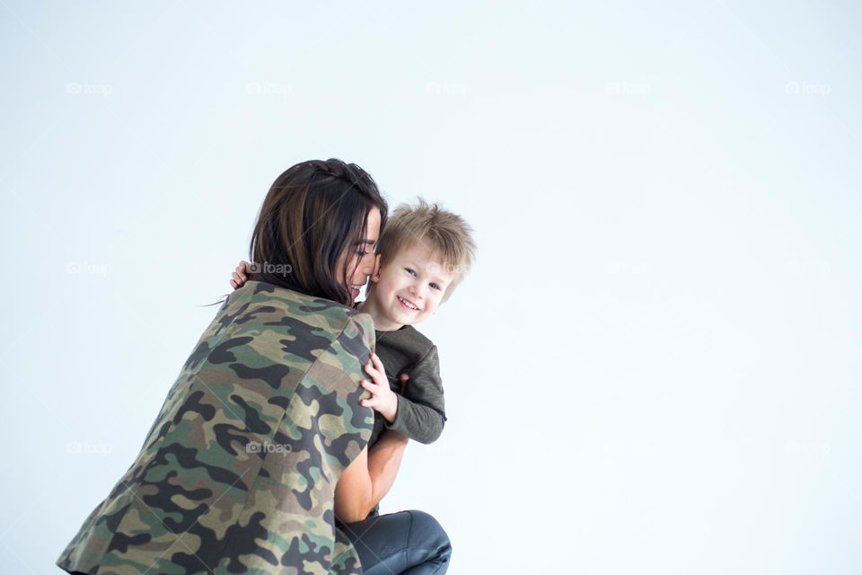 Tenderness photo, mom and kid, amazing feelings