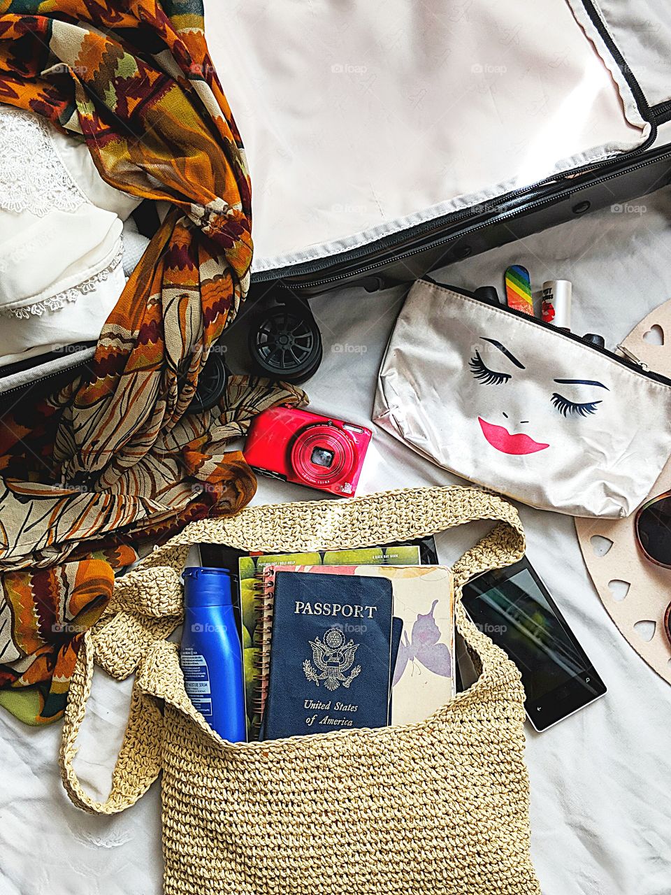 Suitcase for holiday