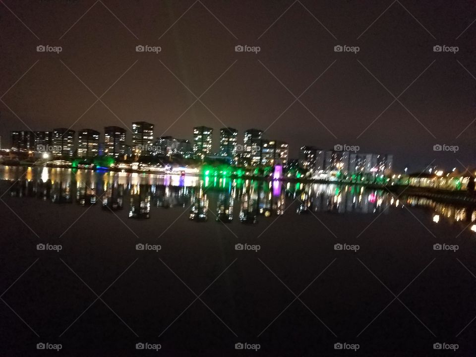 Alexandria Virginia skyline across the river