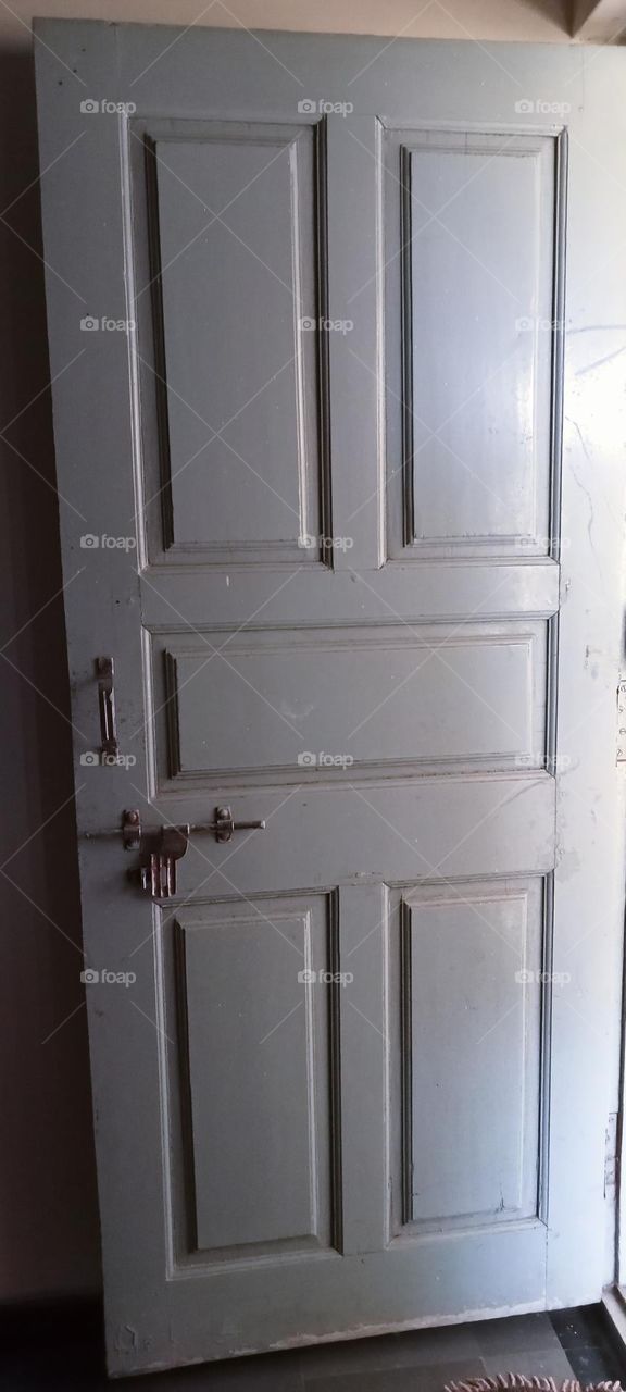 Door is very important for our home safety. door is in rectangle shape. In our Geometry part shapes are very important. In geometry different different shapes are there. Square, circle, rectangle and triangle. This door's shape is rectangle.