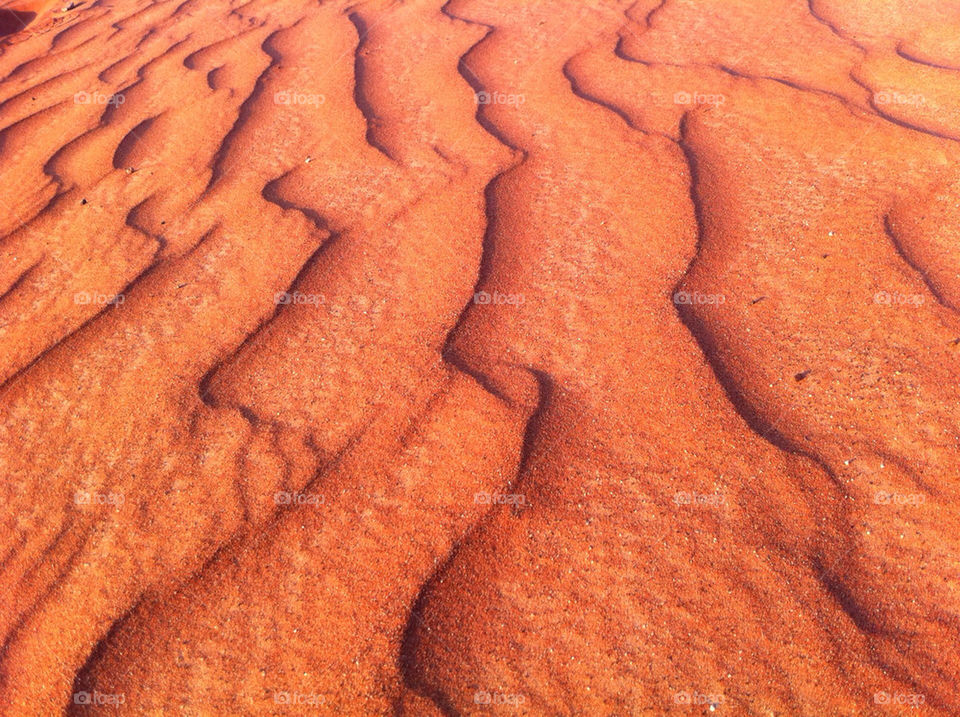 sunset orange lines sand by mostroke
