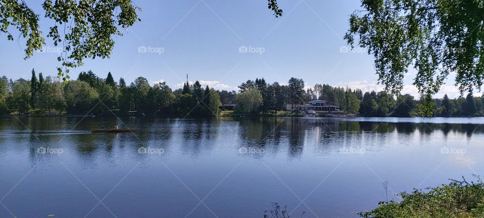 Lake, Water, Reflection, Tree, River