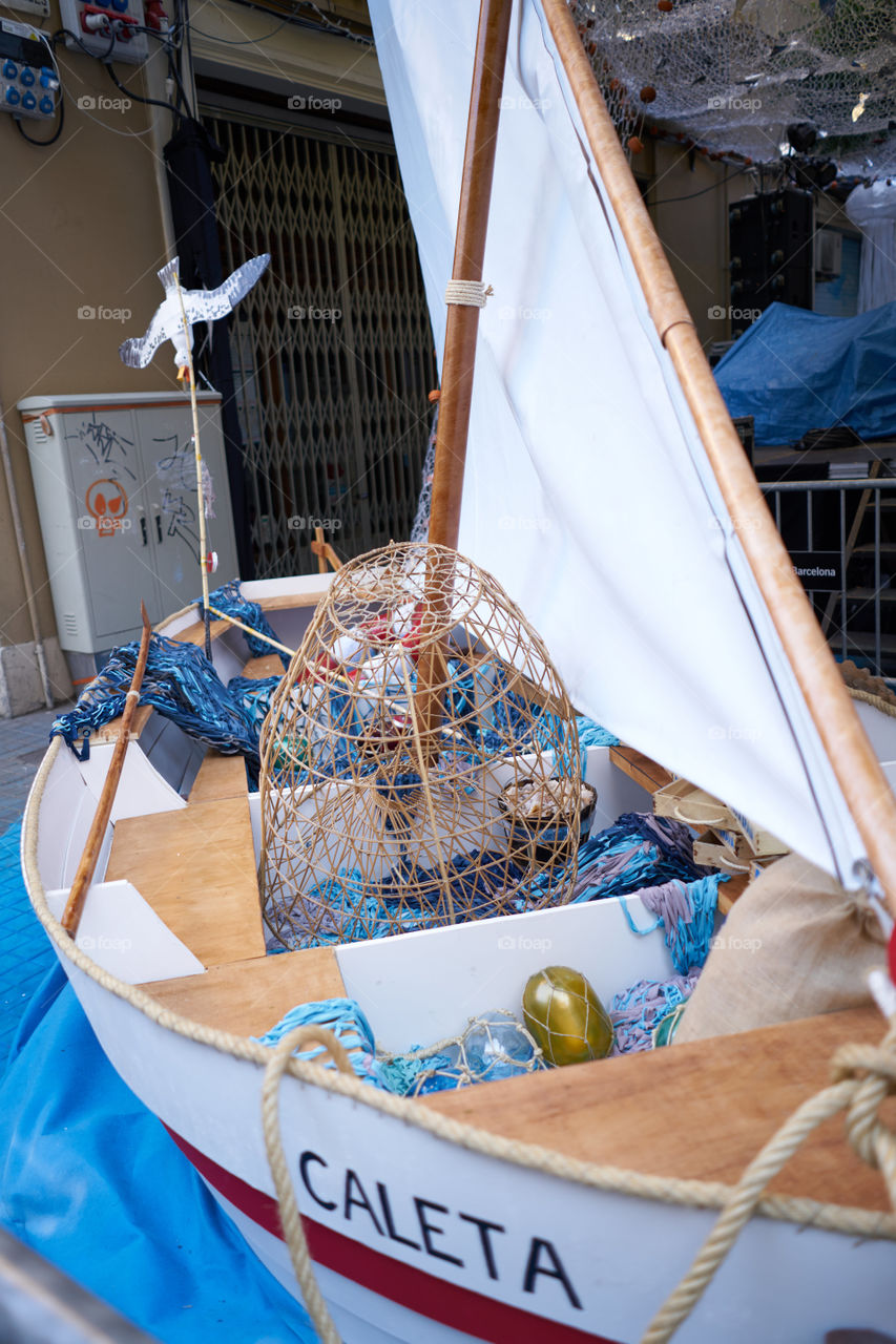 Fishermen sailboat 