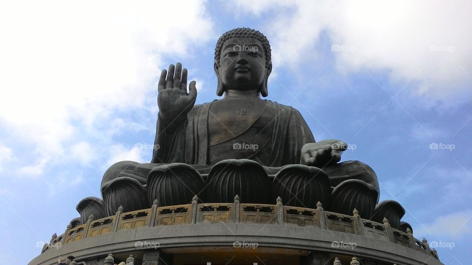 Tian Tan Buddha in Hong-Kong