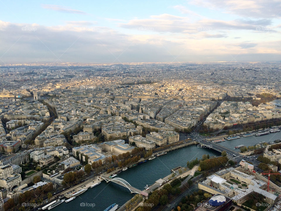Paris from the Eiffel tower
