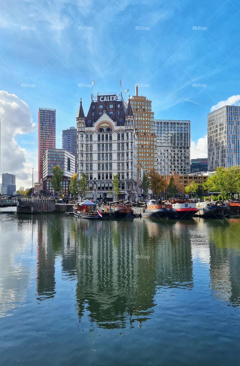 The old harbour of Rotterdam