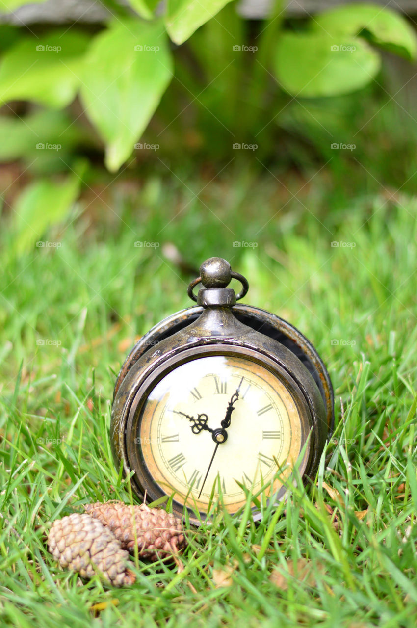 time management clock outdoor