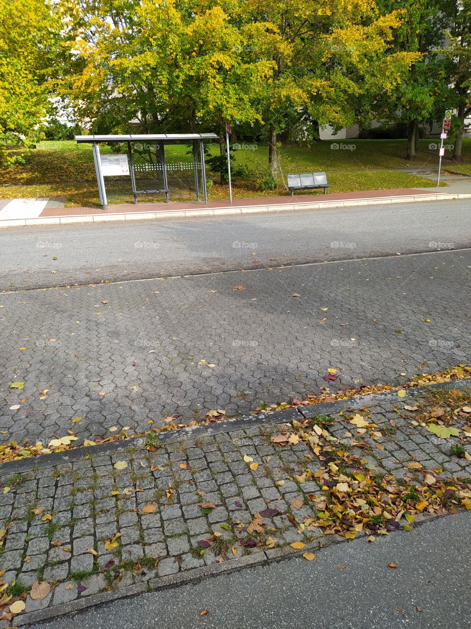 German Bus stop