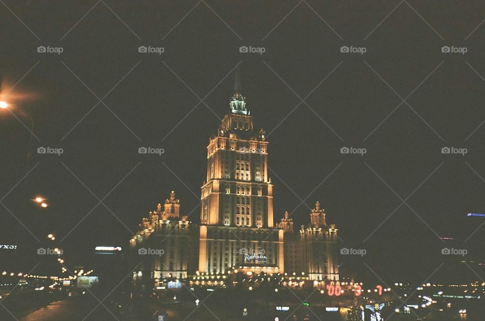 great Stalinist architecture in Moscow