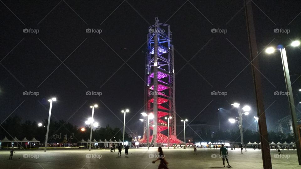 A Colorful Monument