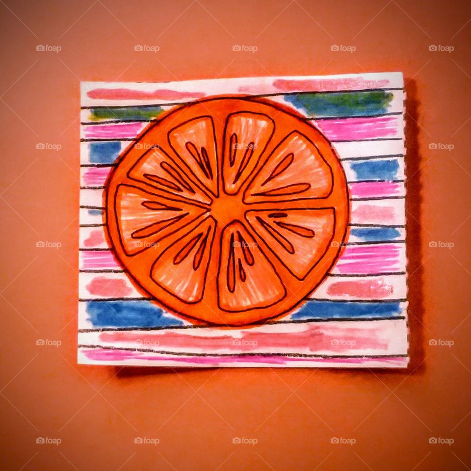 Illustrated Orange