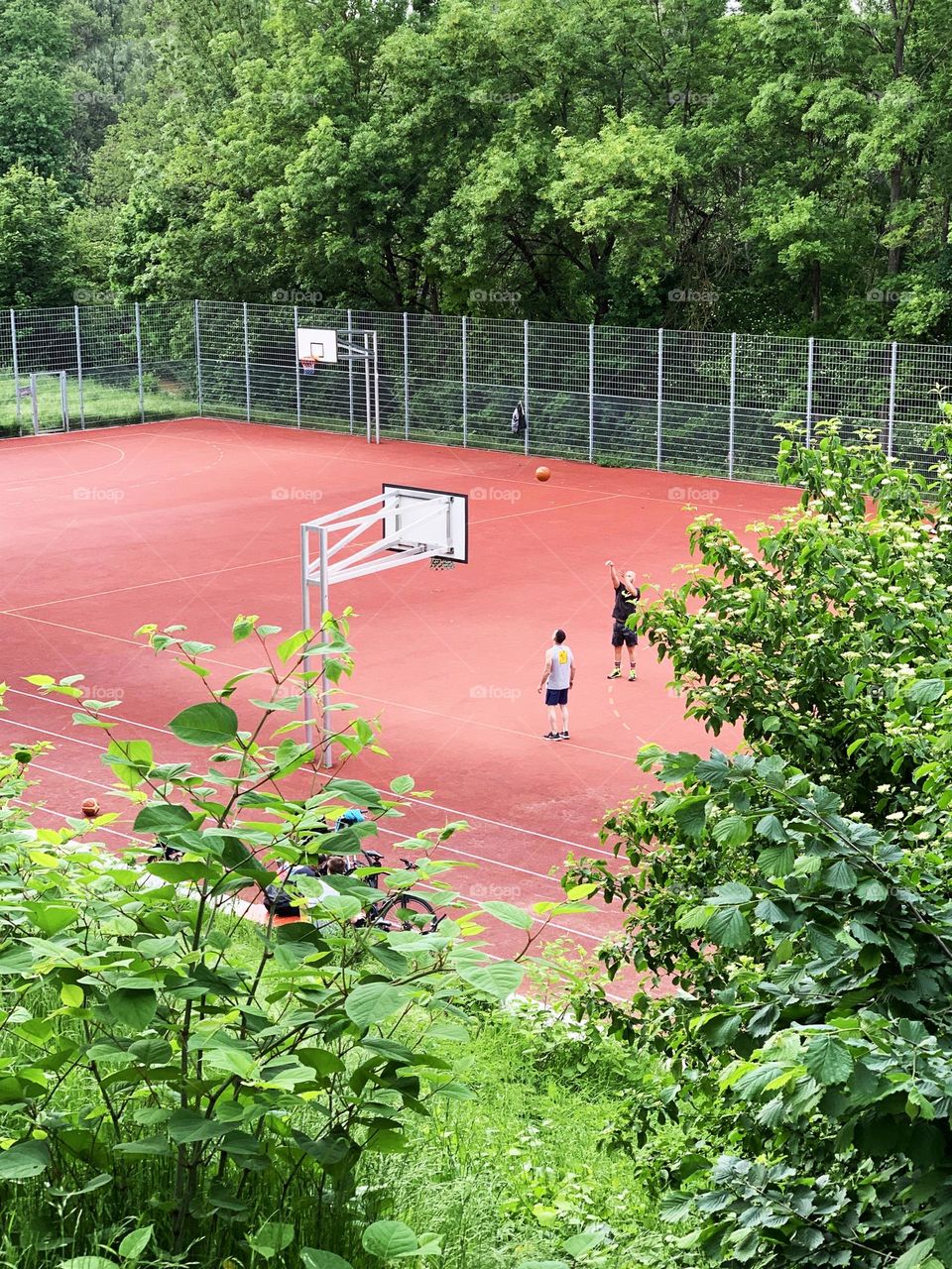 Bright and colorful boost basketball 
