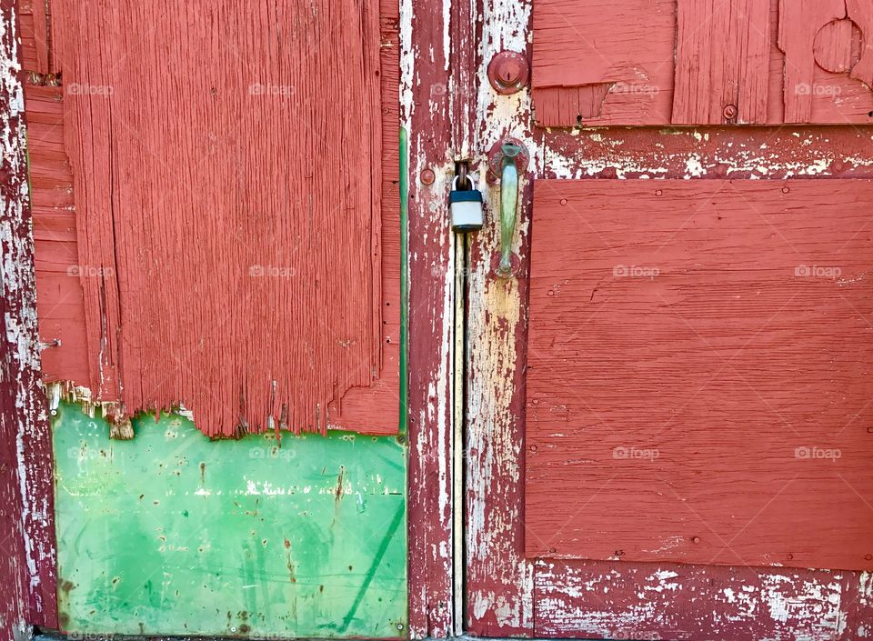 Old Painted Door