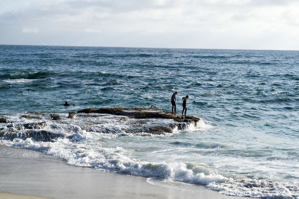 Idyllic view of sea