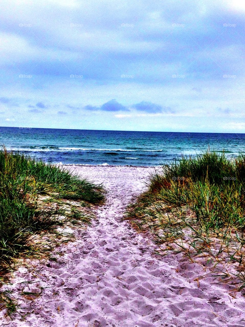 The short way to my beach!