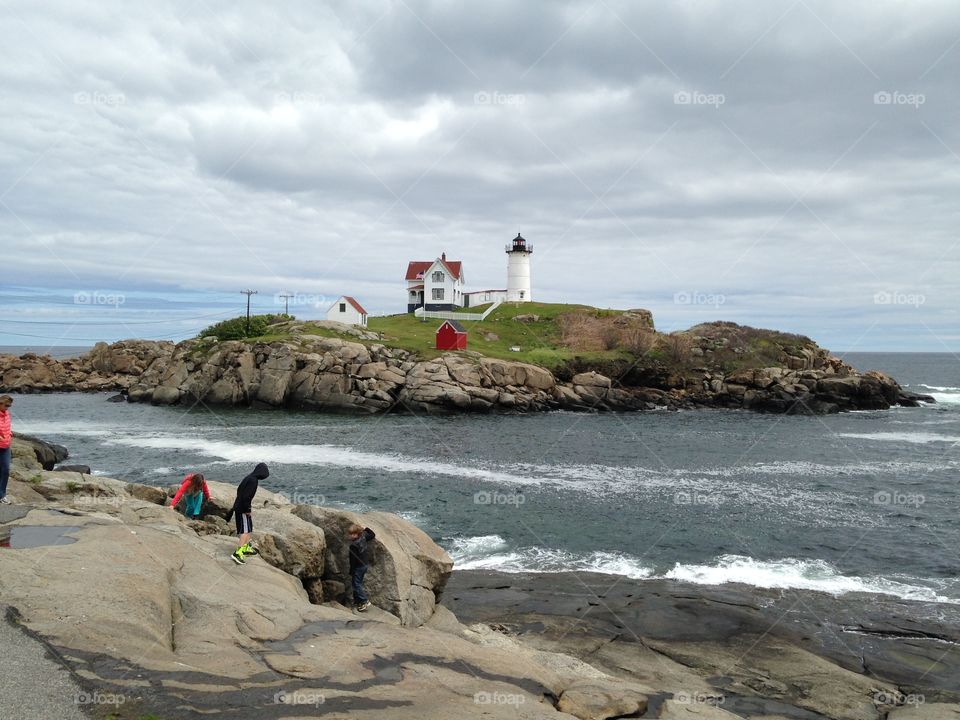 Nubble Lighthouse. Lighthouse