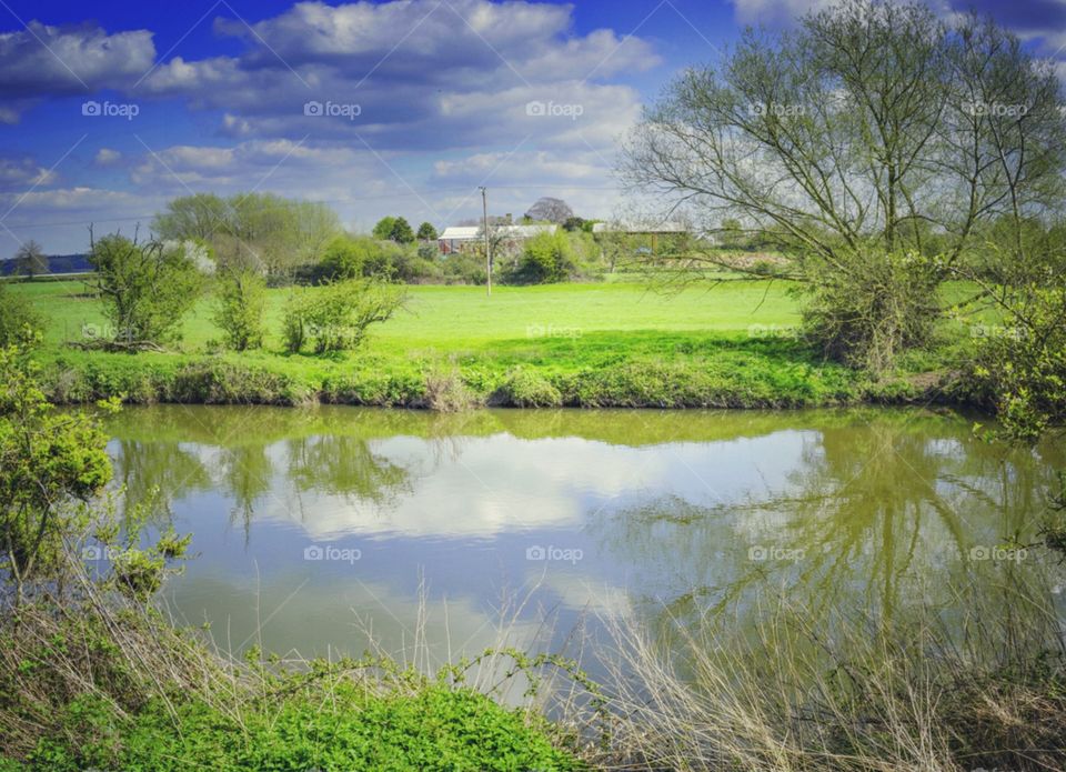 River . River Avon Worcestershire UK 