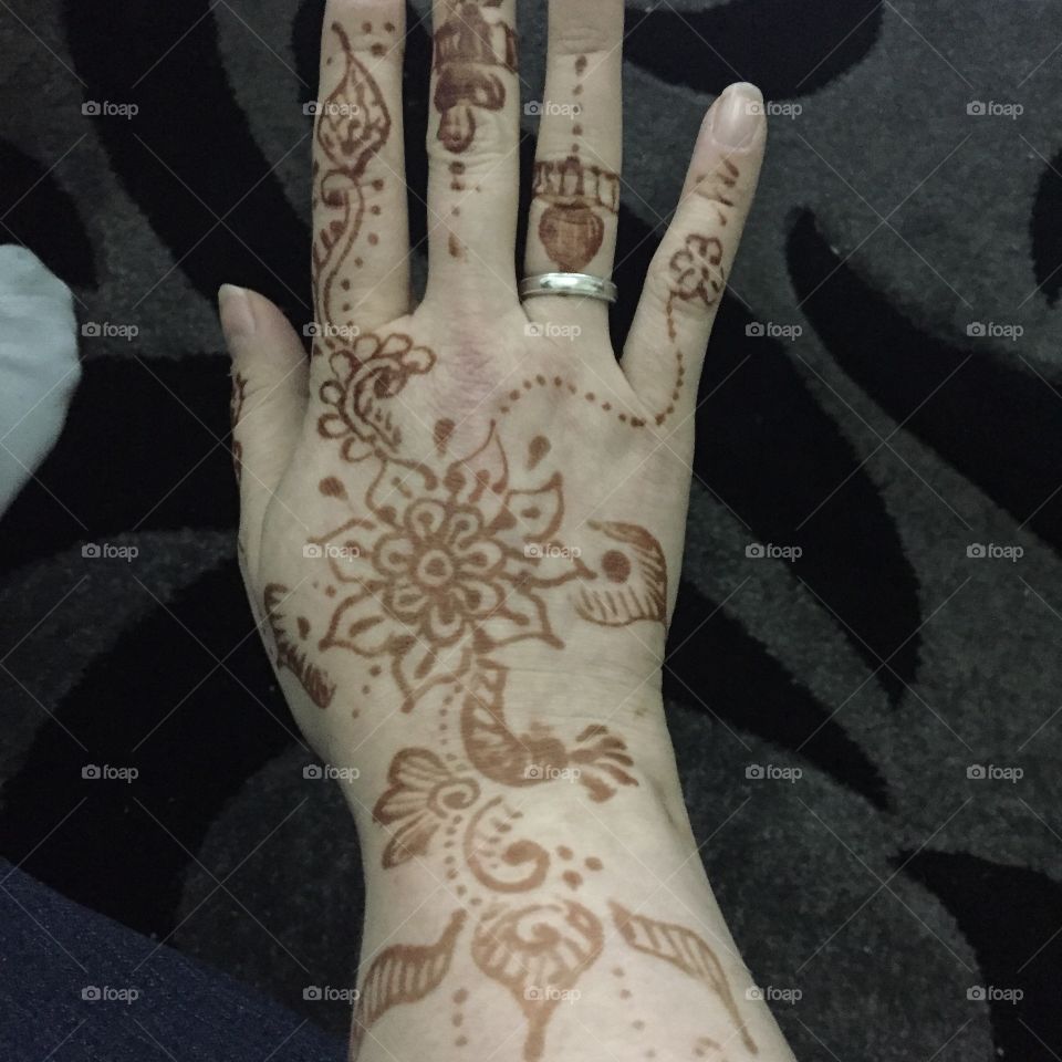 Henna for a Moroccan wedding 