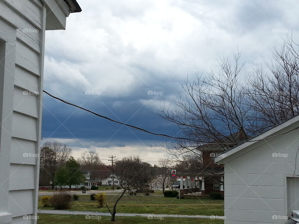 storm clouds