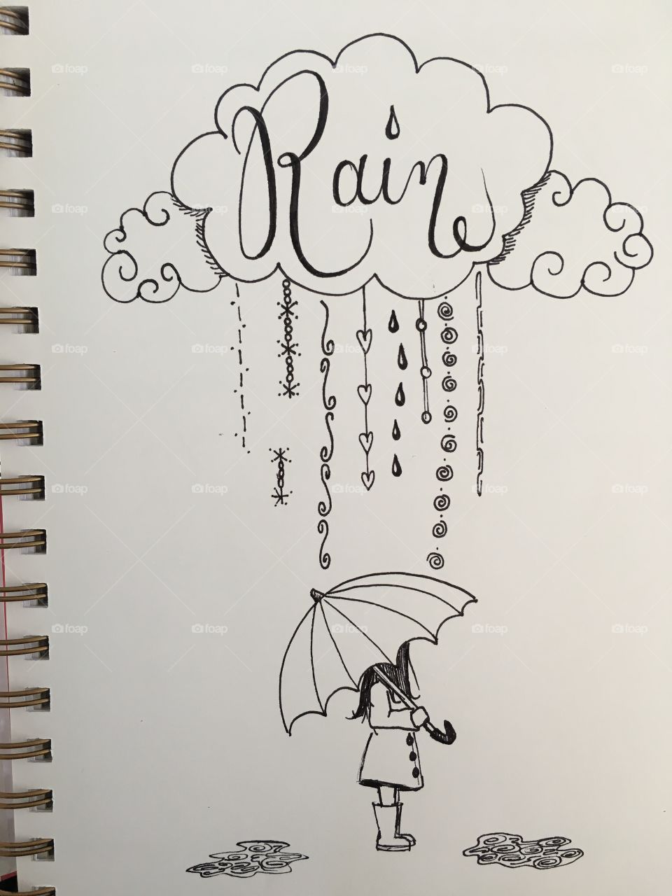 Doodle in the rain