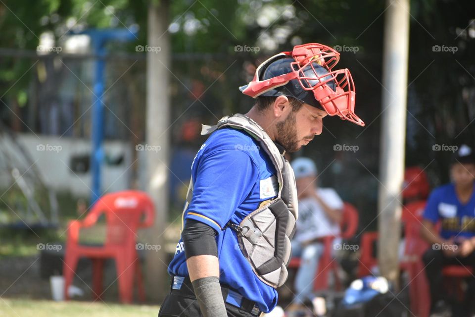 Catcher de béisbol 