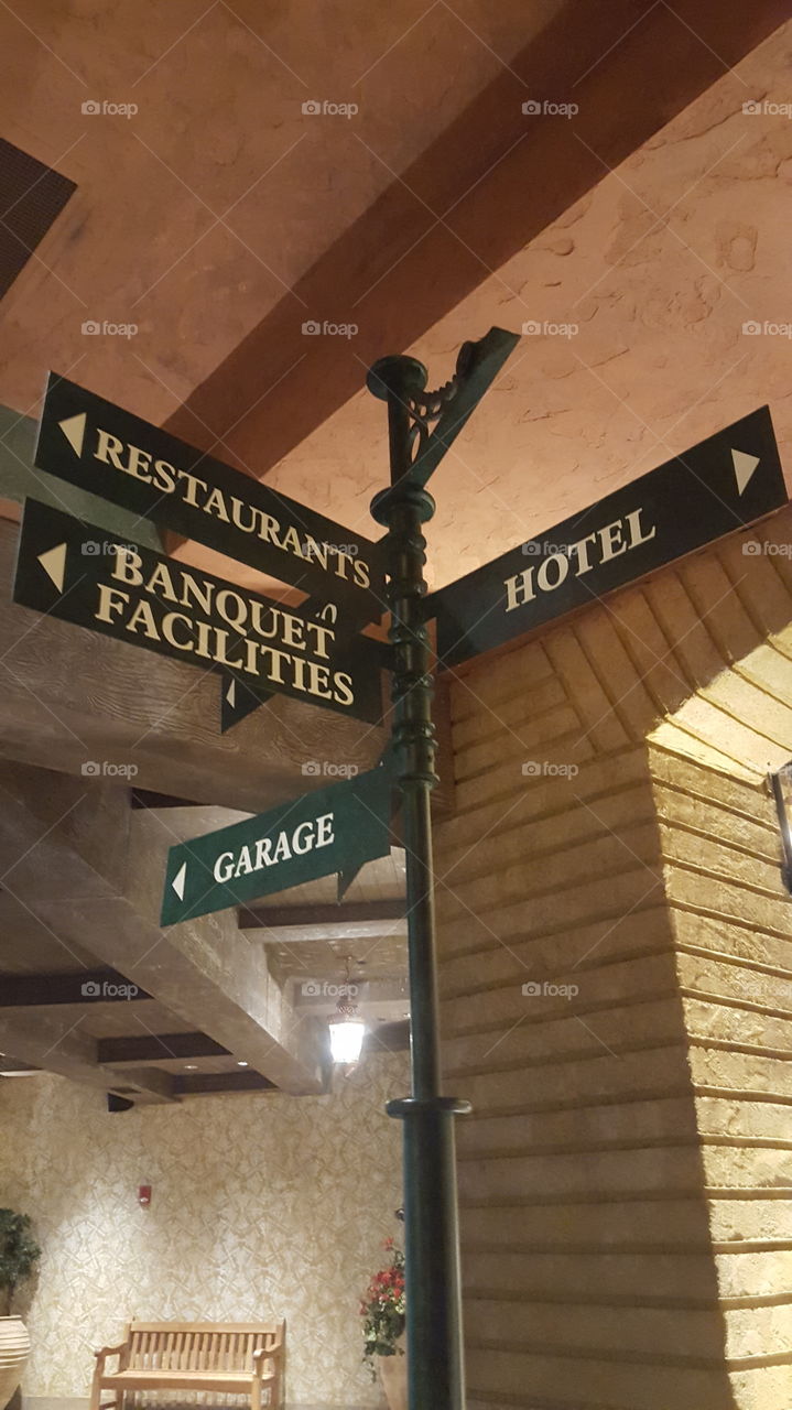 Directional Sign Post