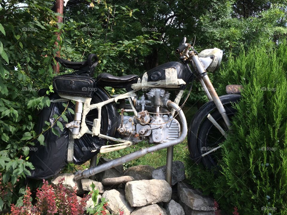 Old motorcycles collection