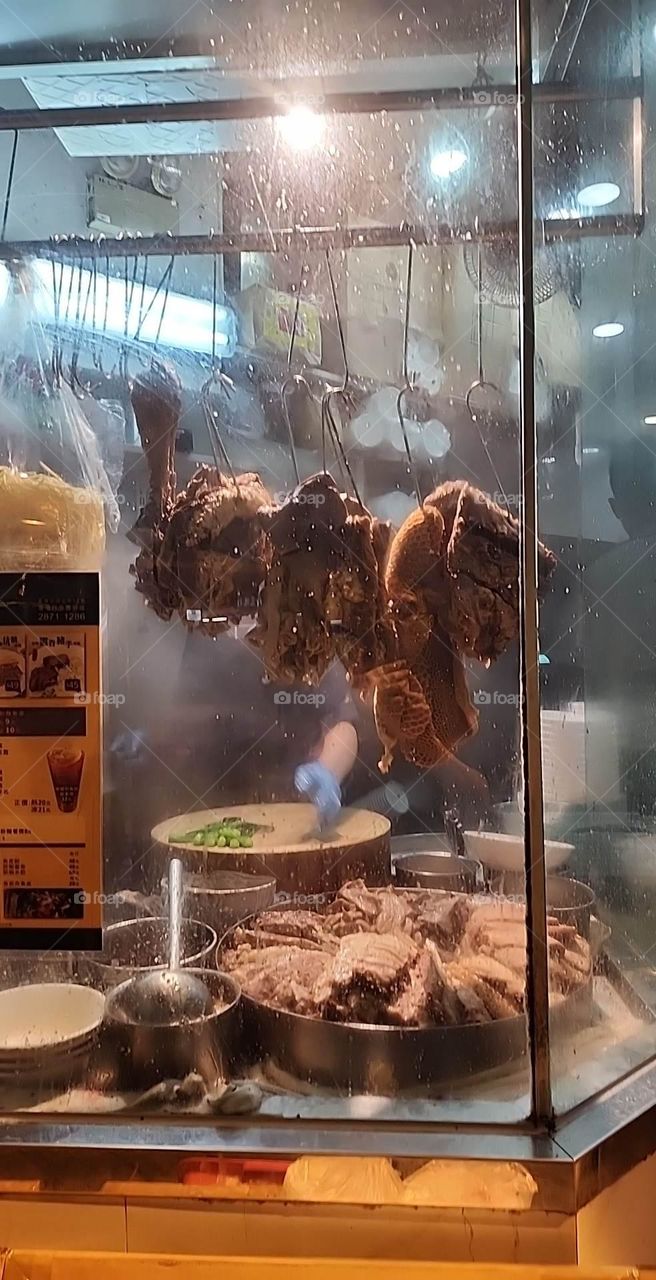 Beef stew soup noodle